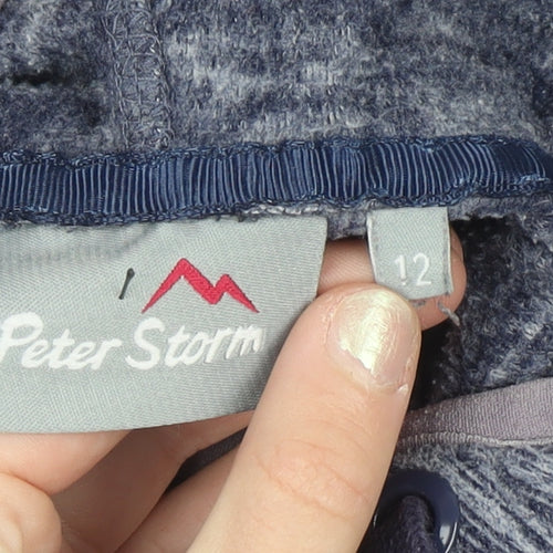 Peter Storm Women's Blue Size 12 Pullover Hoodie Sweatshirt