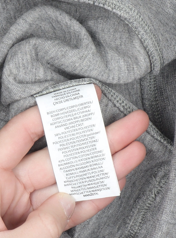 Ralph Lauren Men's Grey 1/4 Zip Mock Neck Sweatshirt Size M