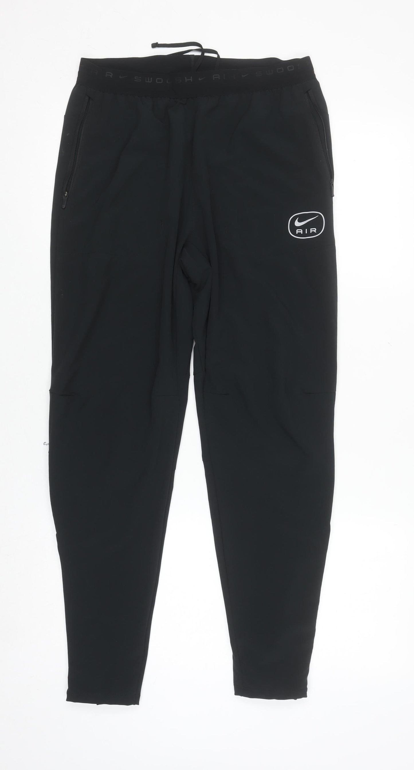 Nike Men's Black Dri-FIT Jogger Trousers Size S Slim Fit Activewear