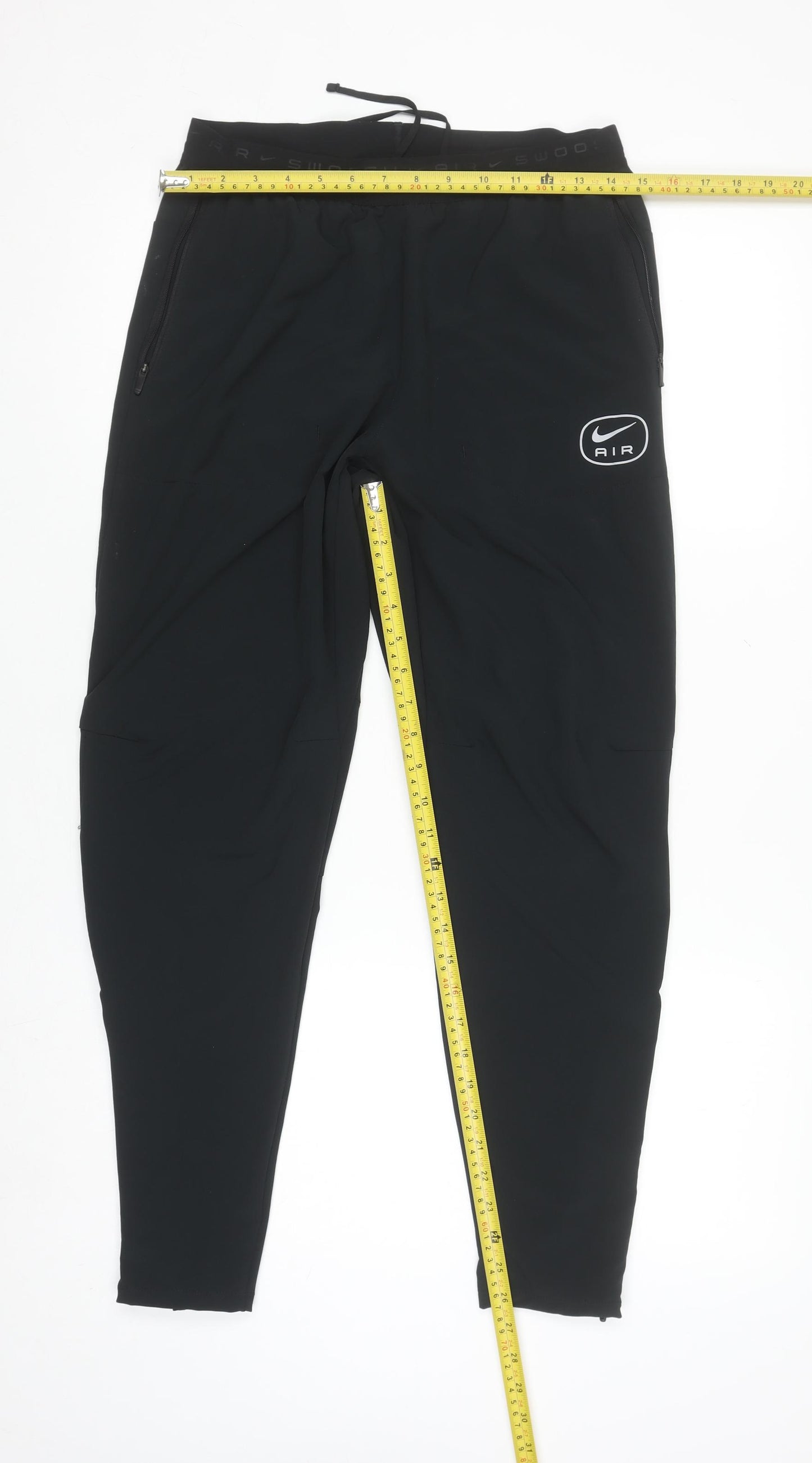 Nike Men's Black Dri-FIT Jogger Trousers Size S Slim Fit Activewear