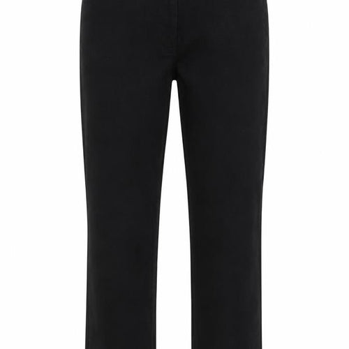 Anthology Women’s Black Denim Straight Leg Trousers Size 12