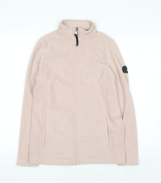 TOG24 Women's Beige Full Zip Fleece Jacket Size 8