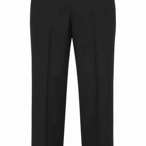 Grahame Men's Black 42R Regular Fit Formal Dress Trousers