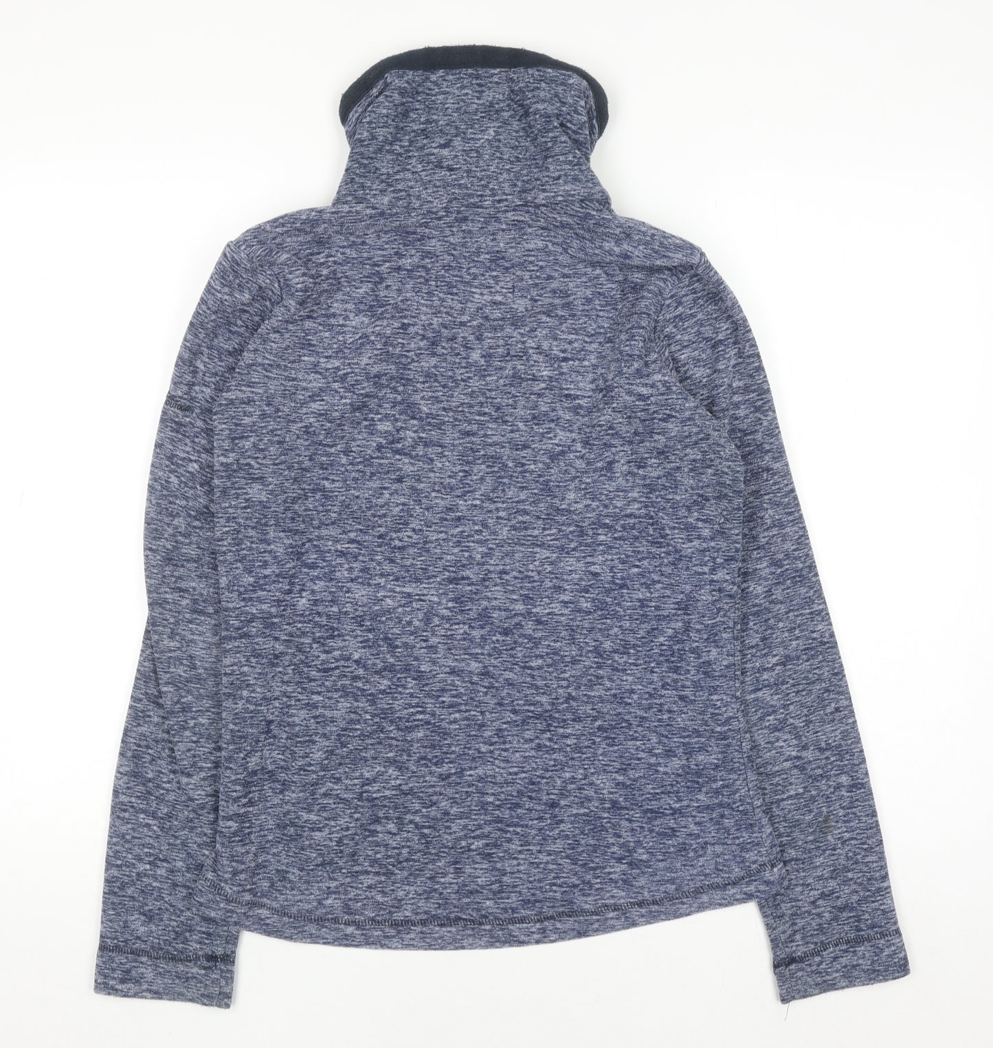 Regatta Women Blue Full Zip Hoodie Size 8 Polyester Outdoor Fleece