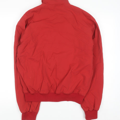 Helly Hansen Men's Red Bomber Jacket Size S Windproof Water Resistant
