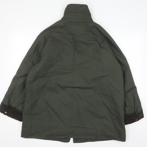 Marks and Spencer Women’s Khaki Cotton Parka Coat Size 14 Regular