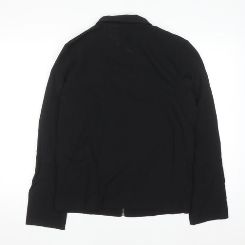 boohooMAN Men's Black XS Full Zip Lightweight Jacket