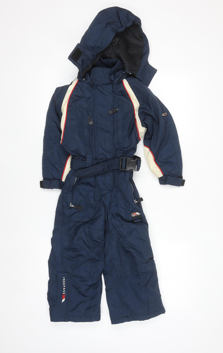 Trespass Boys Blue 2-3 Years Waterproof Winter Ski Snowsuit