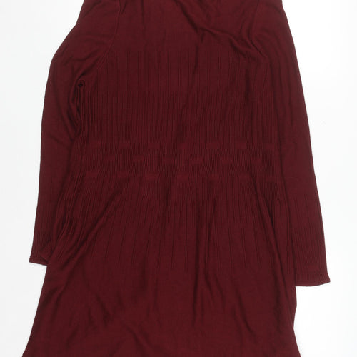 Marks and Spencer Per Una Women's Red Long Sleeve Cardigan Size 12