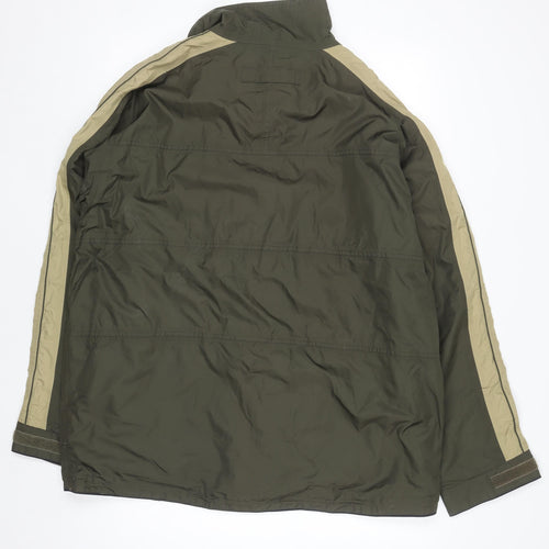 Angelo Litrico Men's Green XL Waterproof Raintex Jacket