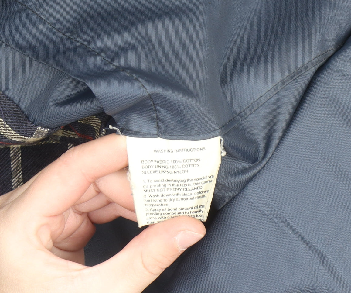 Royal Paddock Men’s Black 2XL Waxed Hooded Country Coat