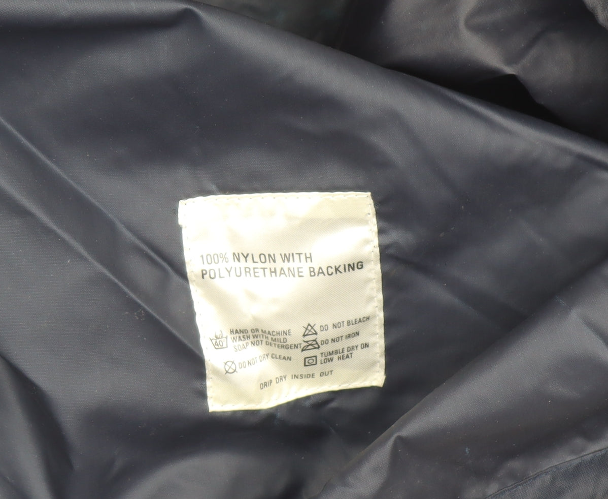 Gelert Men's Blue Waterproof Hooded Rain Jacket XL Outdoor Coat