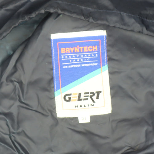 Gelert Men's Blue Waterproof Hooded Rain Jacket XL Outdoor Coat