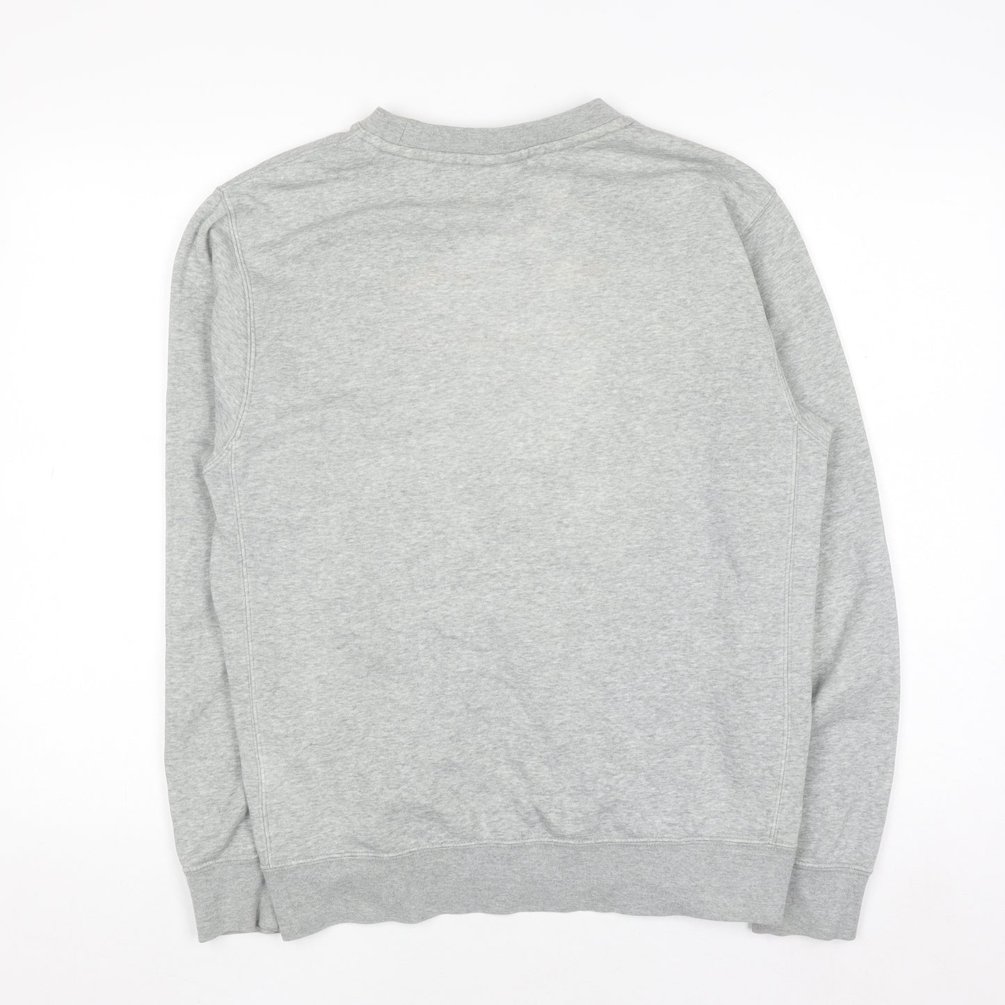 Nike Men's Grey Crew Neck Pullover Sweatshirt Size S