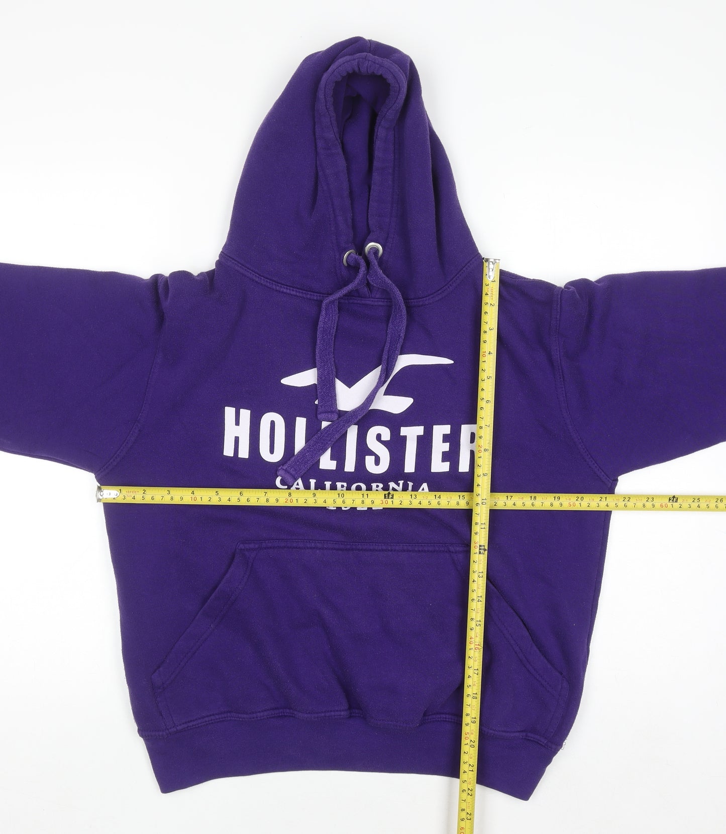 Hollister Women’s Purple Hoodie Medium Pullover Cotton Blend Casual