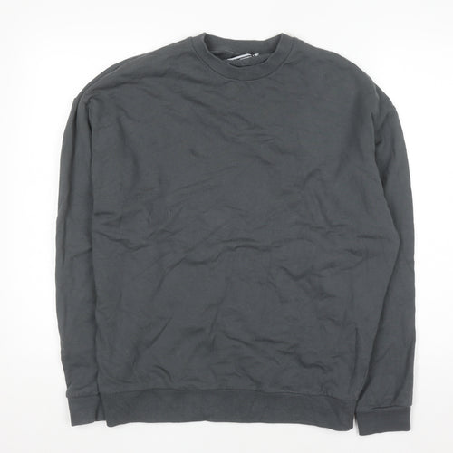 ASOS Design Men's Grey XS Pullover Crew Neck Sweatshirt
