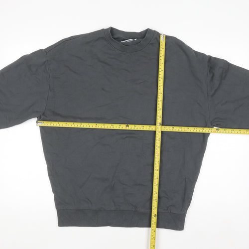 ASOS Design Men's Grey XS Pullover Crew Neck Sweatshirt