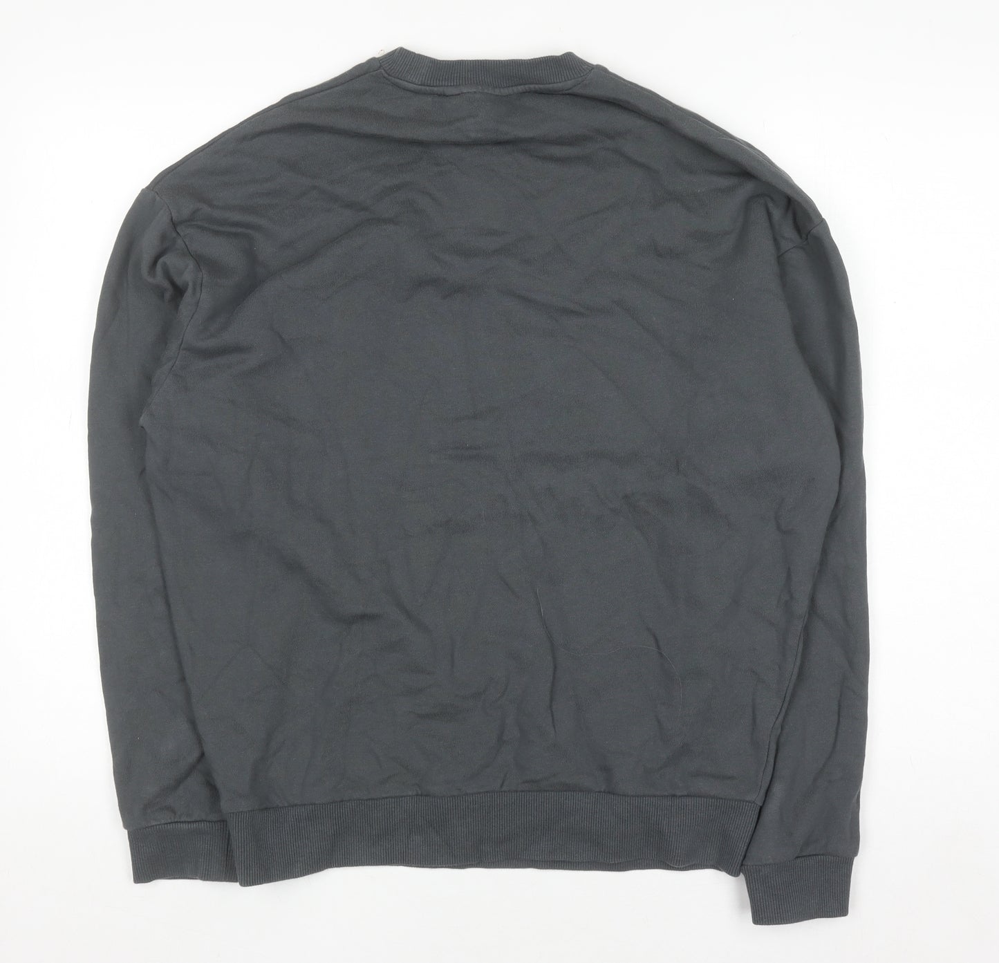 ASOS Design Men's Grey XS Pullover Crew Neck Sweatshirt
