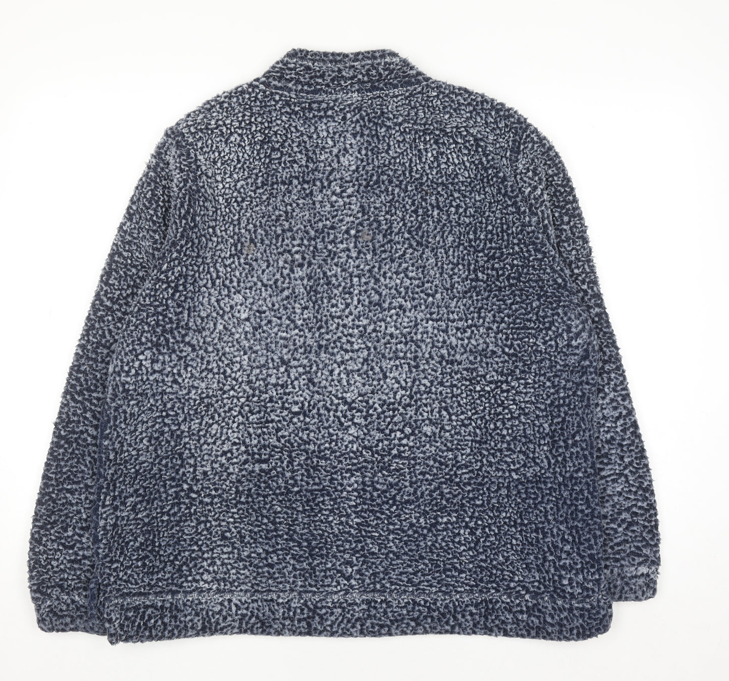 Weird Fish Women Navy Blue 1/4 Zip Fleece Sweatshirt Size 20