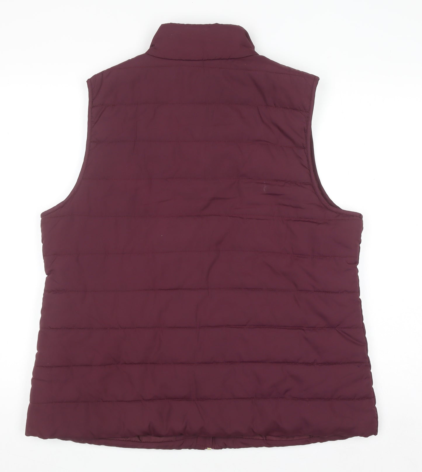 Capsule Womens Purple Size 16 Padded Puffer Waistcoat Vest