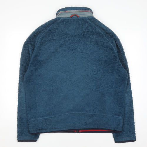 White Stuff Men's Blue XL Fleece Full Zip Jacket