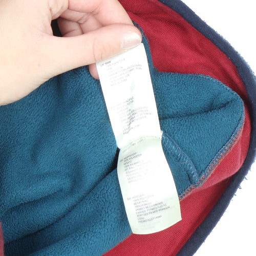 White Stuff Men's Blue XL Fleece Full Zip Jacket