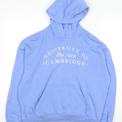 H&M Divided Women’s Blue University of Cambridge Pullover Hoodie Size S