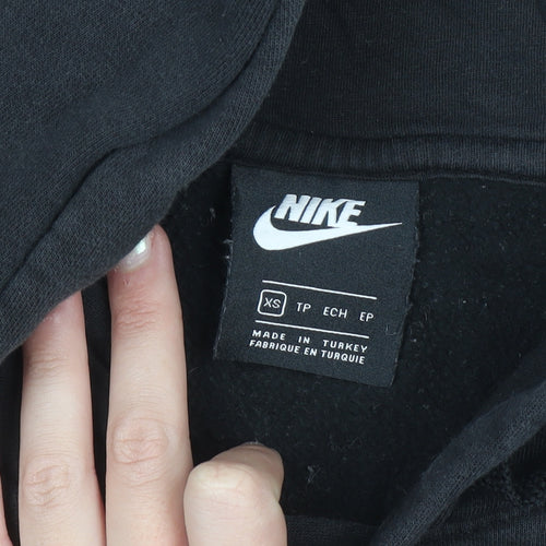 Nike Men's Black XS Pullover Hoodie Fleece Sportswear