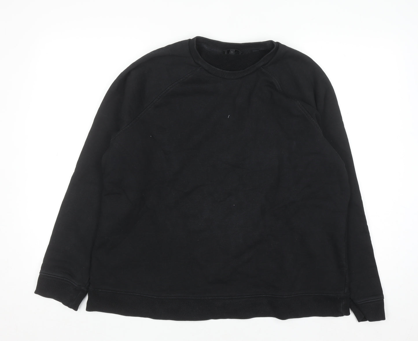 Cult Studios Womens Black Size 16 Crew Neck Pullover Sweatshirt