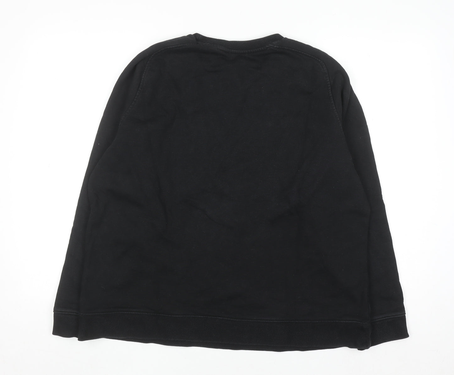 Cult Studios Womens Black Size 16 Crew Neck Pullover Sweatshirt