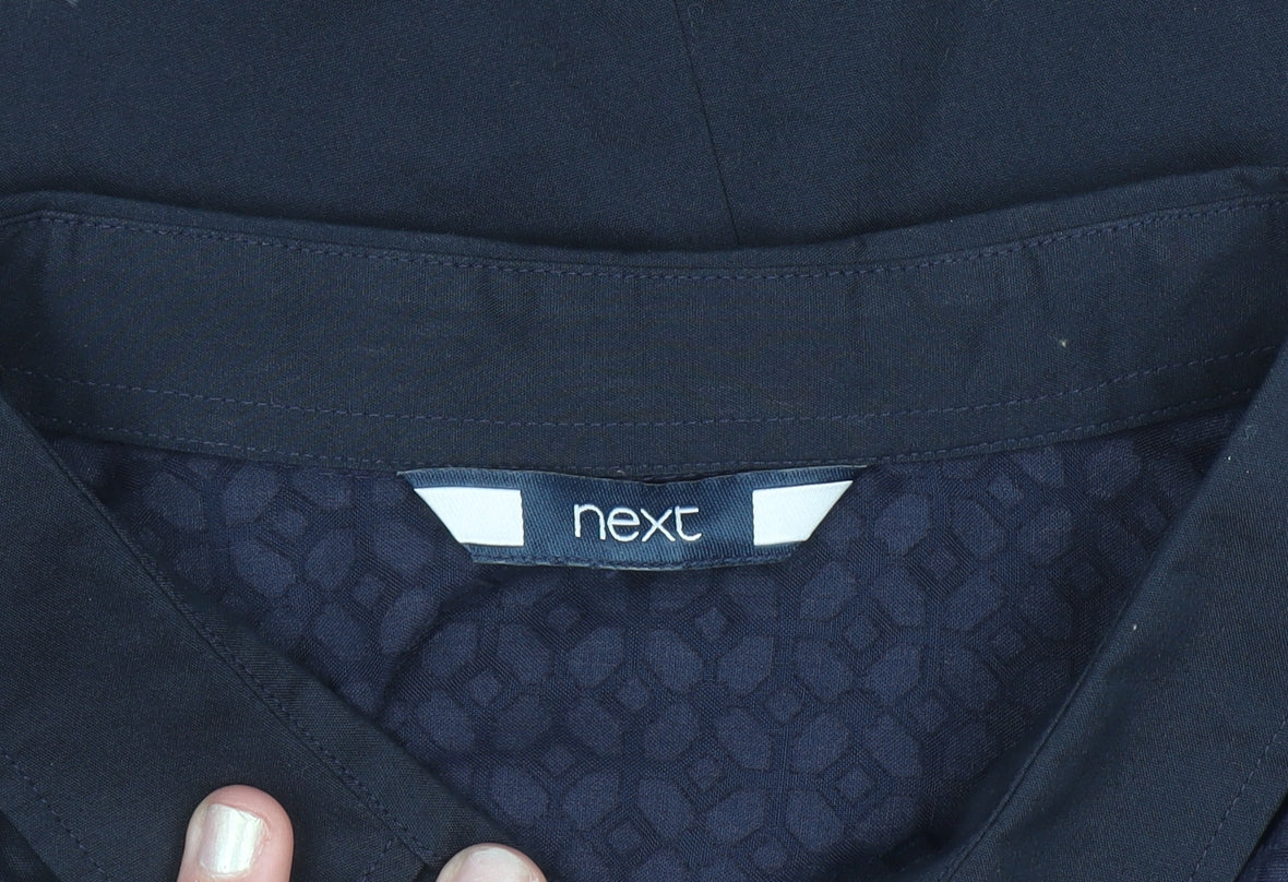 Next Women’s Blue Sleeveless Collared Blouse Size 14