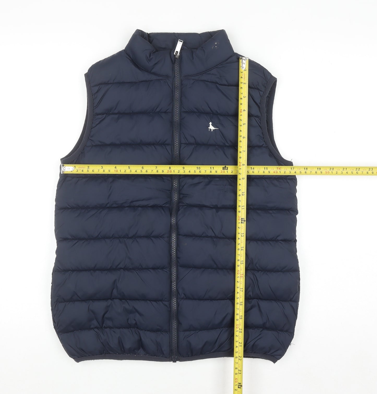Jack Wills Girls Blue Quilted Puffer Waistcoat 12-13 Years
