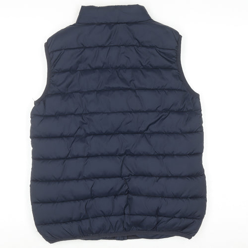 Jack Wills Girls Blue Quilted Puffer Waistcoat 12-13 Years
