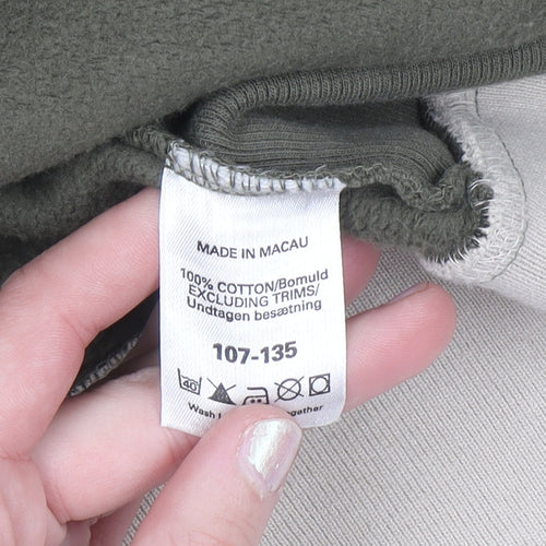 Next Men’s Green Full Zip Cotton Sweatshirt XL