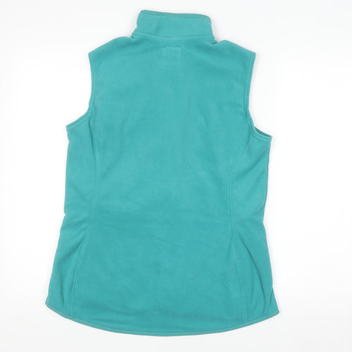Marks and Spencer Women's Green Fleece Bodywarmer Gilet Size 12