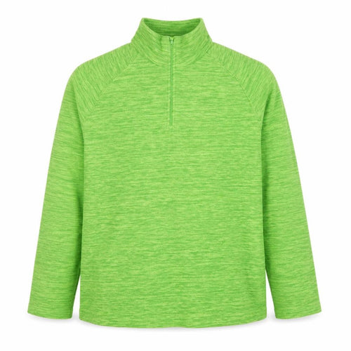 Mountain Warehouse Men's Green 1/4 Zip Fleece Sweatshirt Size L