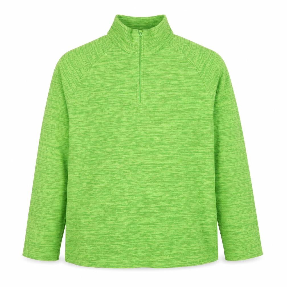 Mountain Warehouse Men's Green 1/4 Zip Fleece Sweatshirt Size L