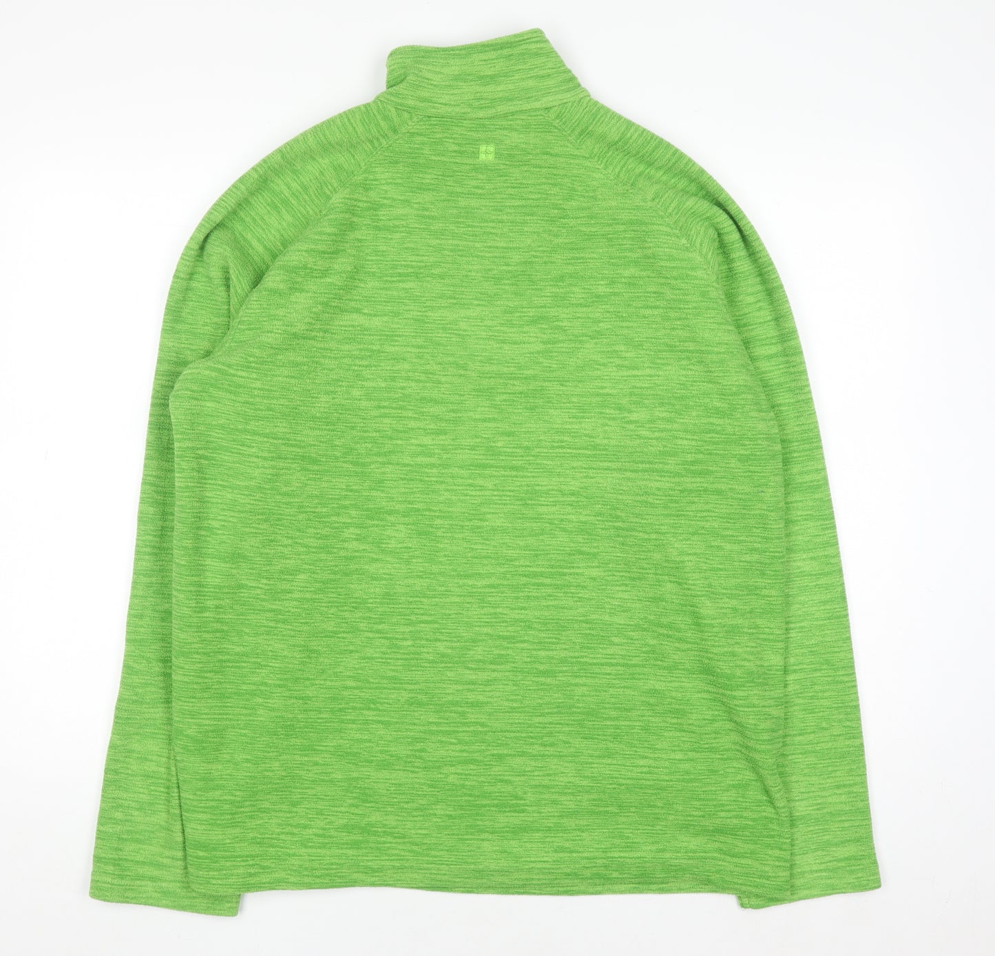 Mountain Warehouse Men's Green 1/4 Zip Fleece Sweatshirt Size L
