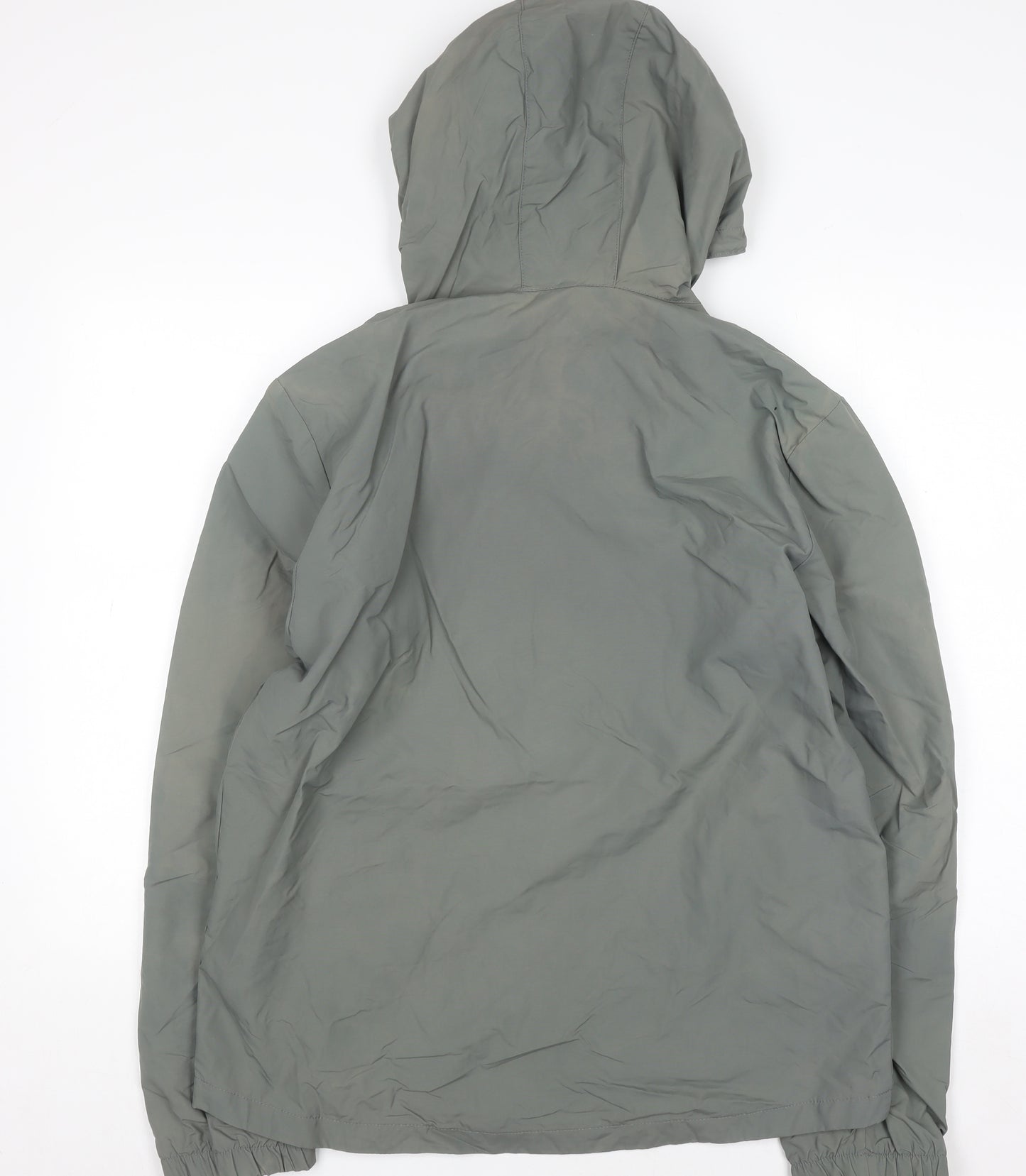 Next Men's Green Hooded Windbreaker Jacket Size M