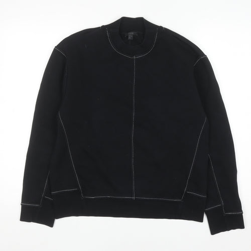 COS Women's Black Cotton Pullover Sweatshirt XS