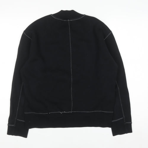 COS Women's Black Cotton Pullover Sweatshirt XS