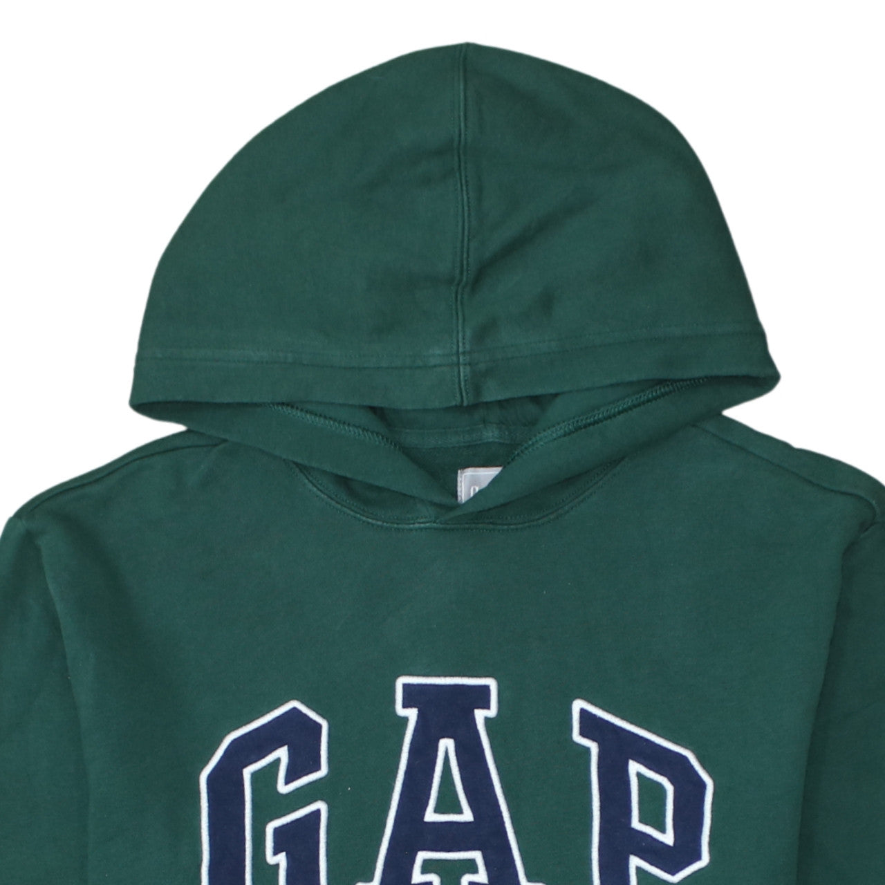 GAP Men's Green Pullover Hoodie M Regular Fit Graphic Logo
