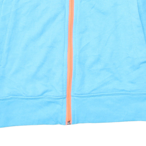 Adidas Unisex Blue Full Zip Climalite Hoodie XS