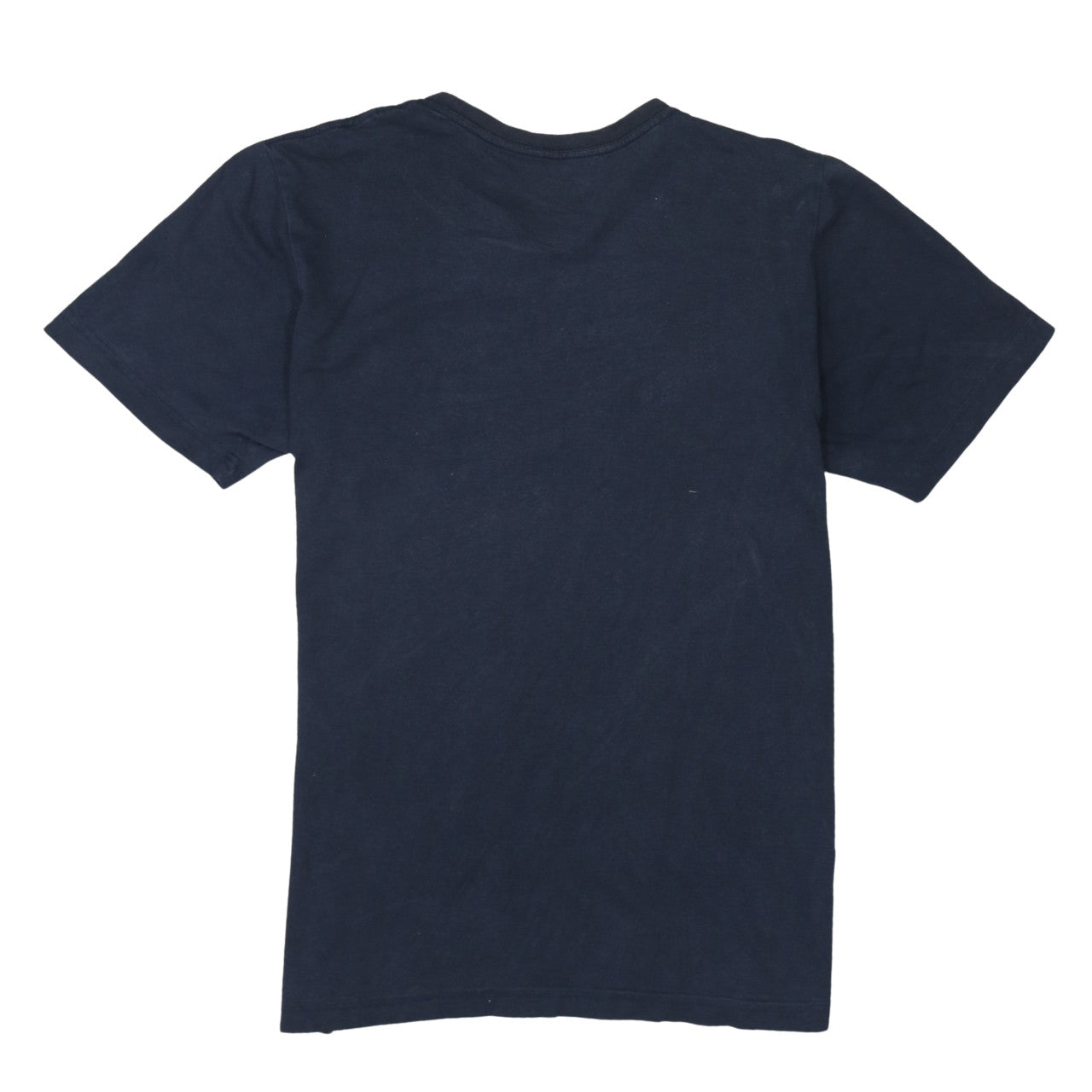 Nike Men's Navy Blue Small Graphic Logo Crew Neck T-Shirt