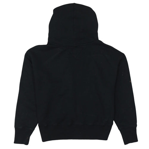 Tommy Jeans Womens Black Small Pullover Hoodie Sweatshirt