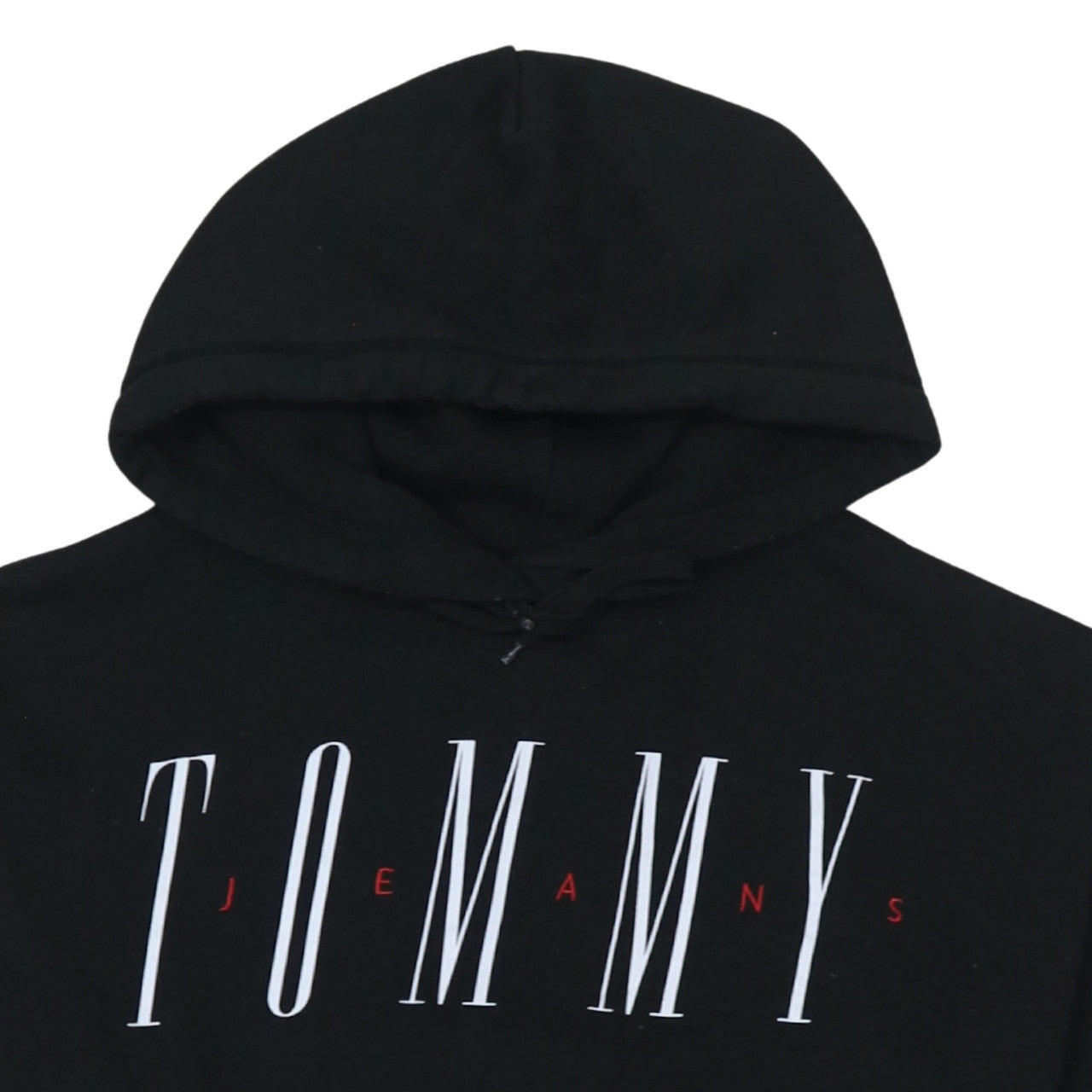 Tommy Jeans Womens Black Small Pullover Hoodie Sweatshirt