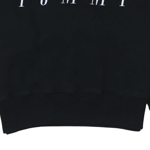 Tommy Jeans Womens Black Small Pullover Hoodie Sweatshirt