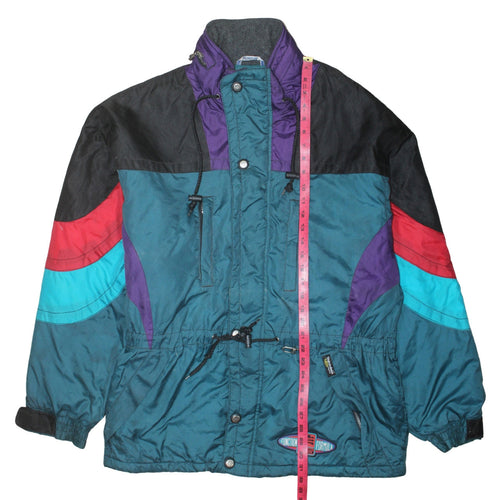 Rodeo Men’s Multicoloured L Ski Style Full Zip Winter Sweatshirt