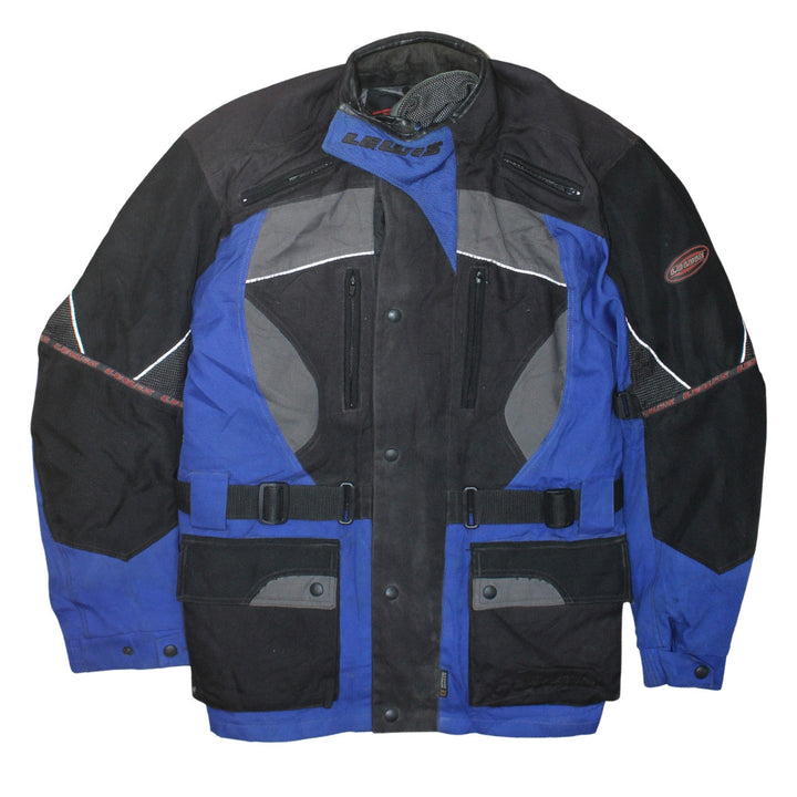 Lewis Leathers Men's Blue Waterproof Motorcycle Jacket M