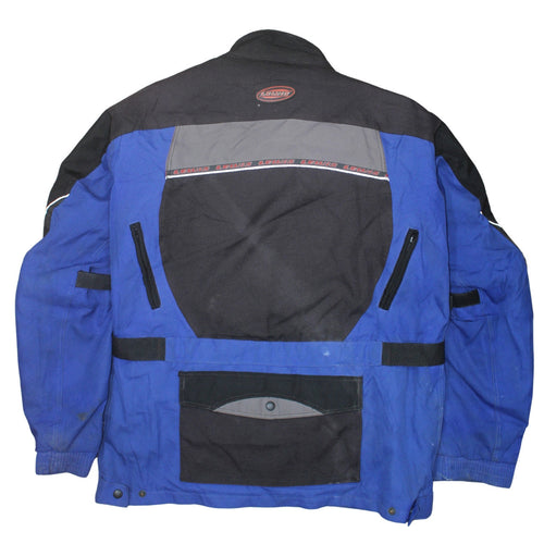 Lewis Leathers Men's Blue Waterproof Motorcycle Jacket M